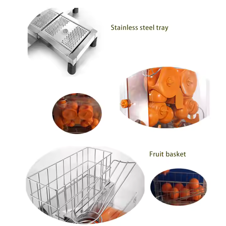 Professional Orange Juicing Machine - Commercial Grade Automatic Citrus Extractor 2000E-1