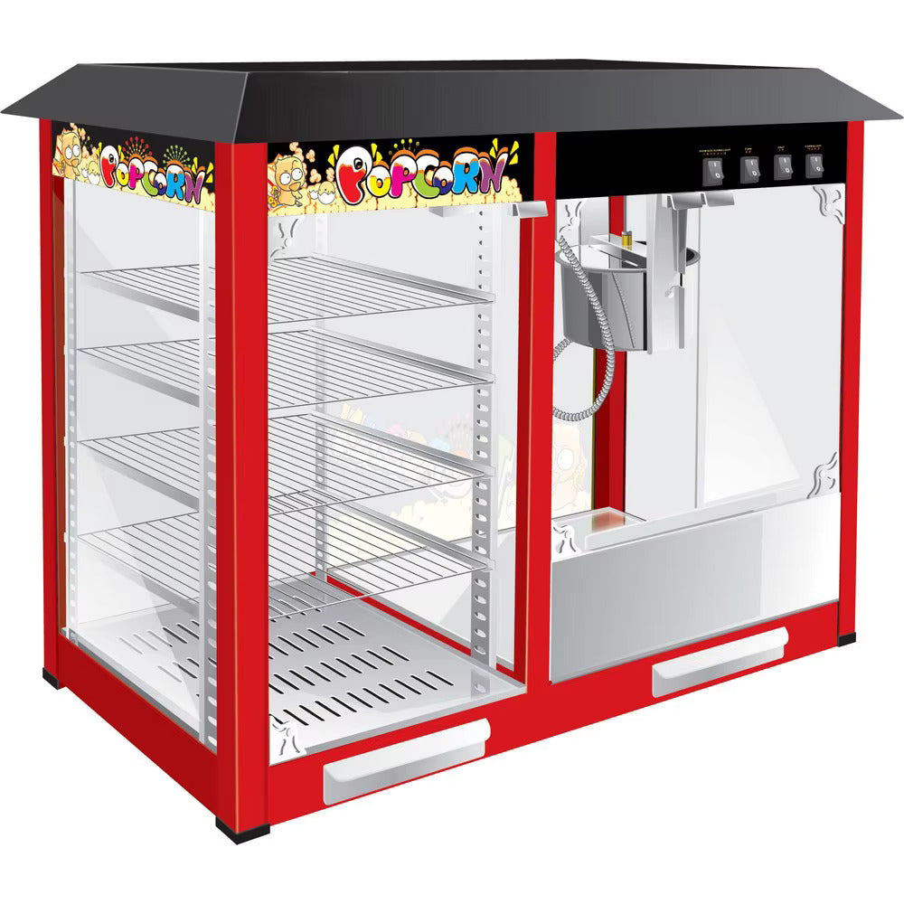 HP-6B Commercial Electric Popcorn Maker - 8oz Capacity - 220-240V