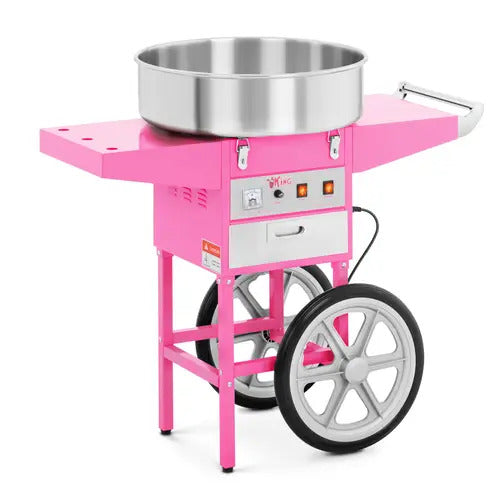 HEC-03C Commercial Cotton Candy Machine – Stainless Steel - UK Electric Candy Floss Maker